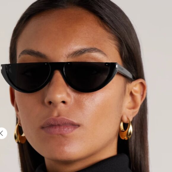 NEW SAINT LAURENT CAT EYE SL 563 001 SUNGLASSES SAINT LAURENT SL563 - Picture 6 of 8